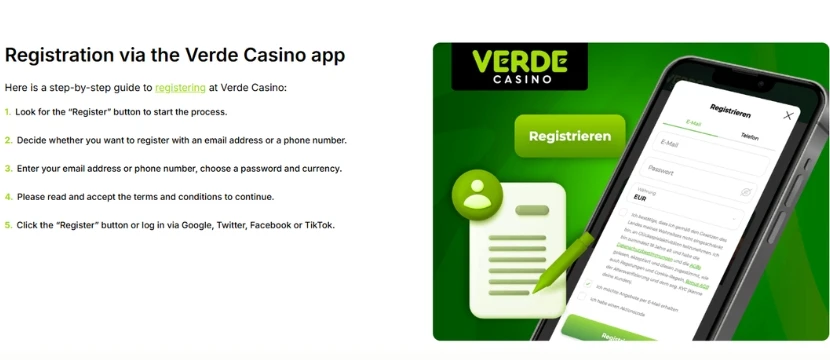 Registration in the Verde